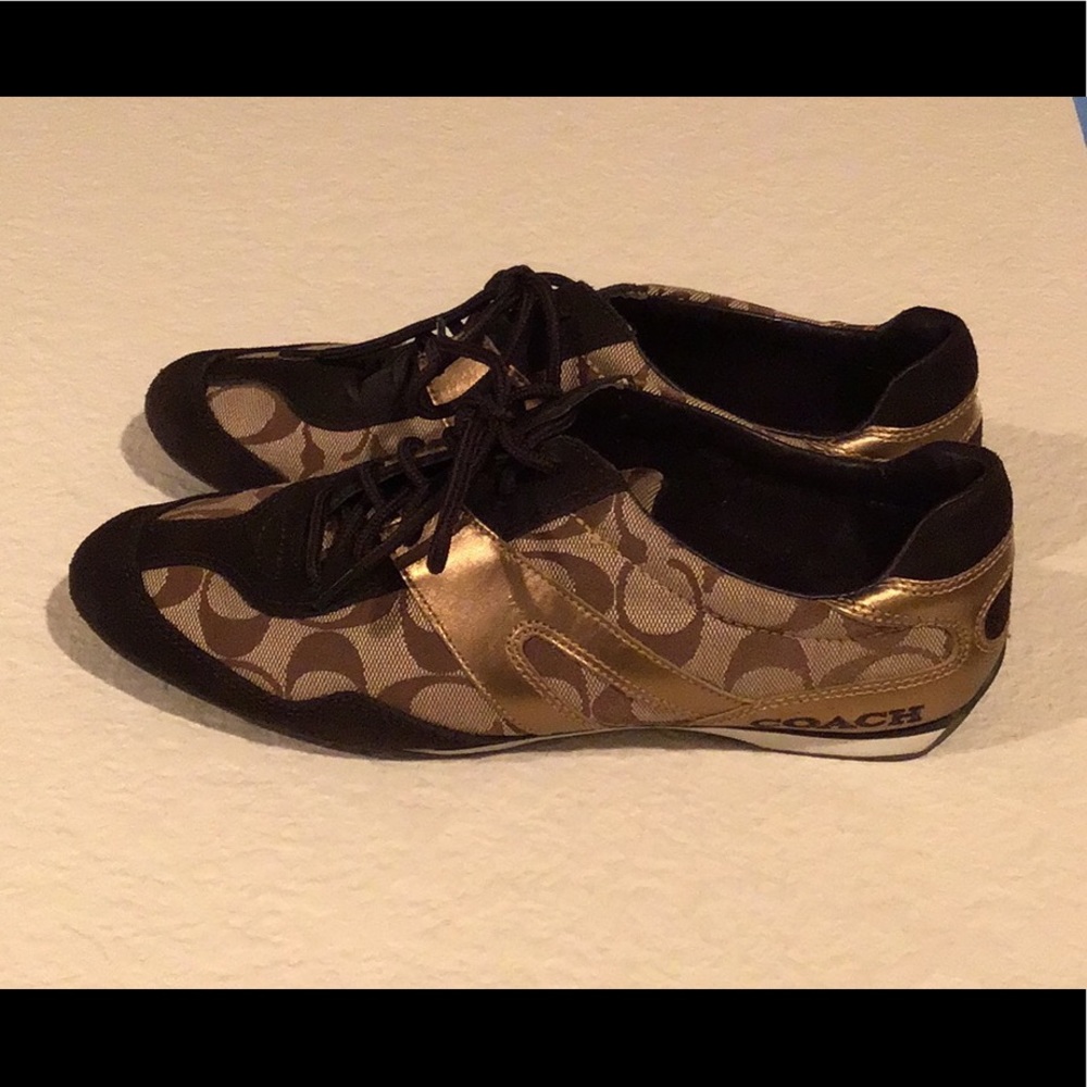 Coach Lexey tennis shoes, size 8 1/2 M